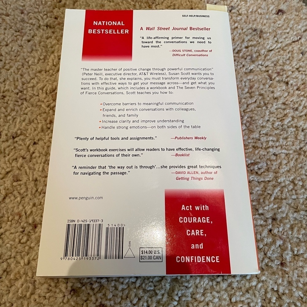 Fierce Conversations by Susan Scott (Paperback) - Picture 4 of 6